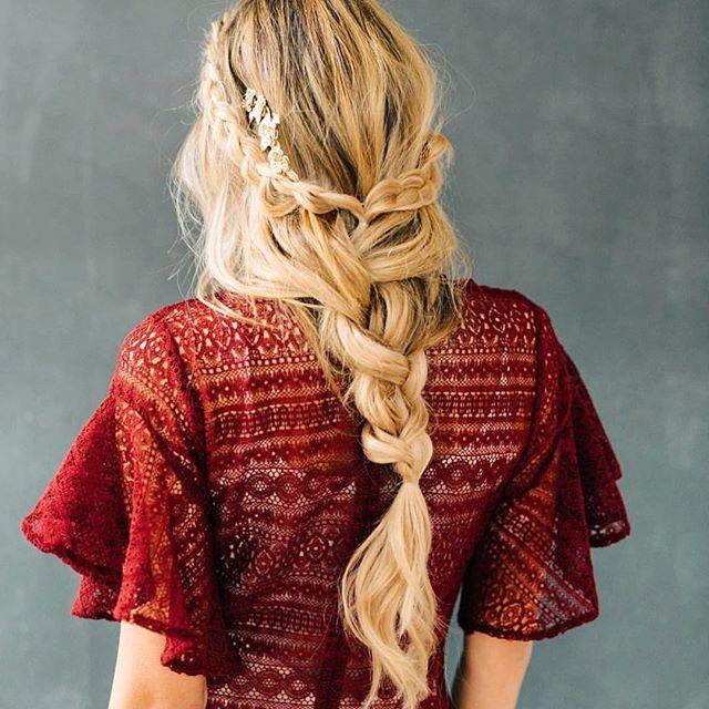 Bohemian vlecht voor lang haar