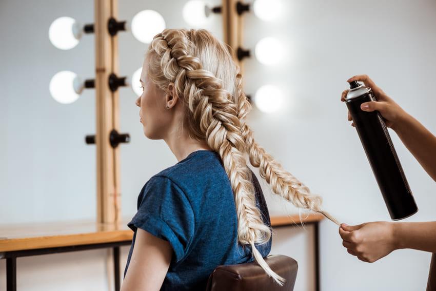 Afgewerkte Dutch braid met mooie finish