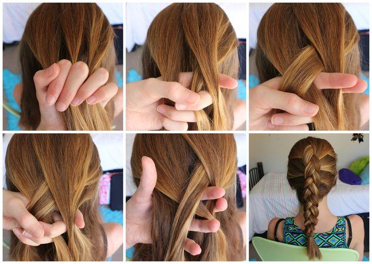 Stap voor stap Dutch braid vlechten