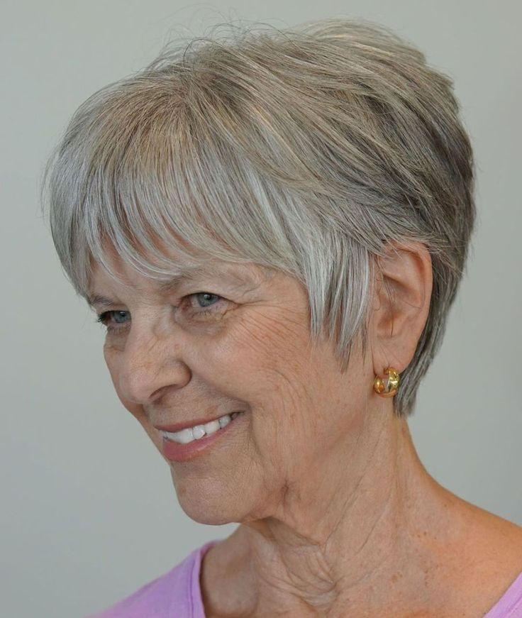 Elegant kort kapsel dun haar