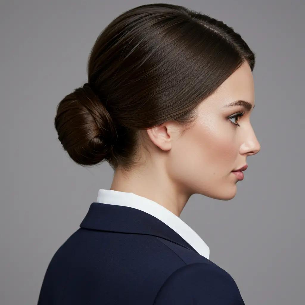 Elegante lage knot