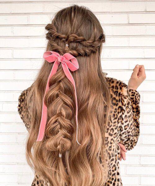Festival kapsel lang haar ideeën voor jouw look