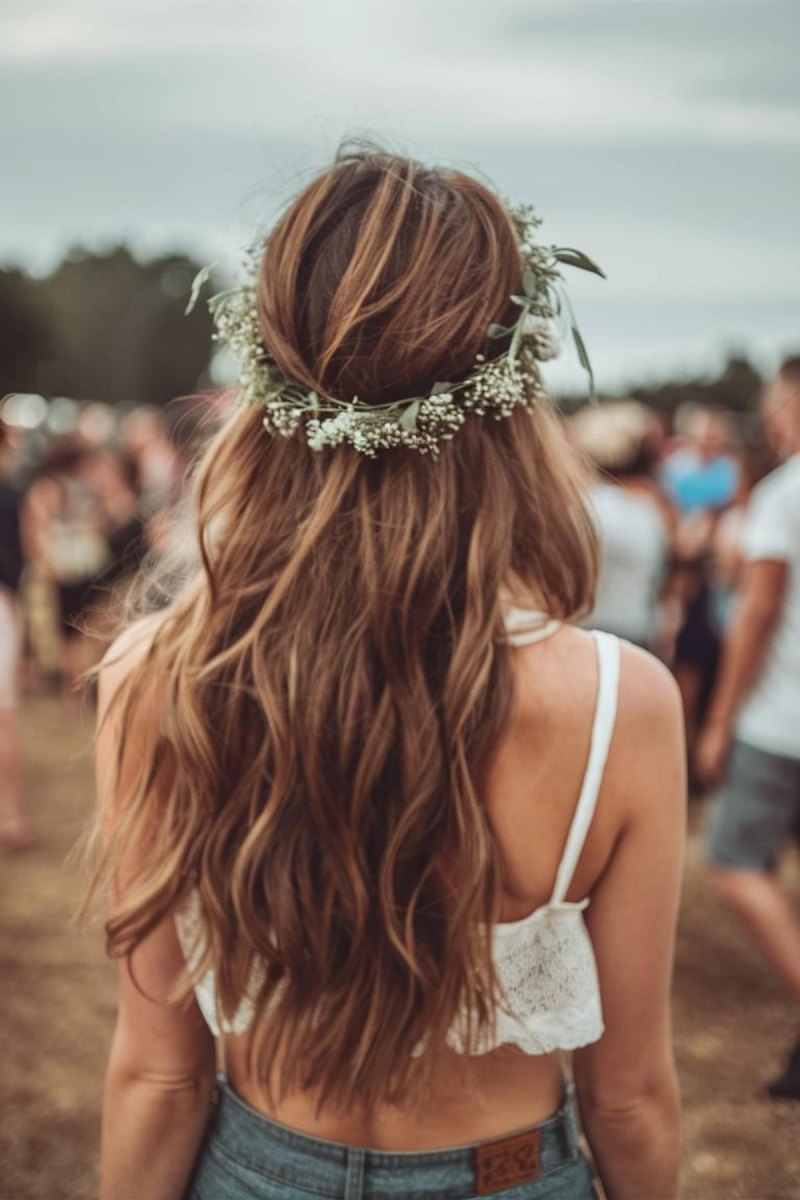 Festival kapsel lang haar ideeën voor jouw look