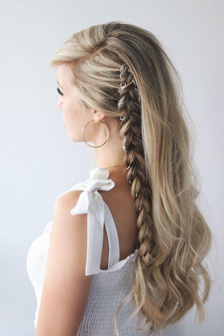 Festival kapsel lang haar ideeën voor jouw look