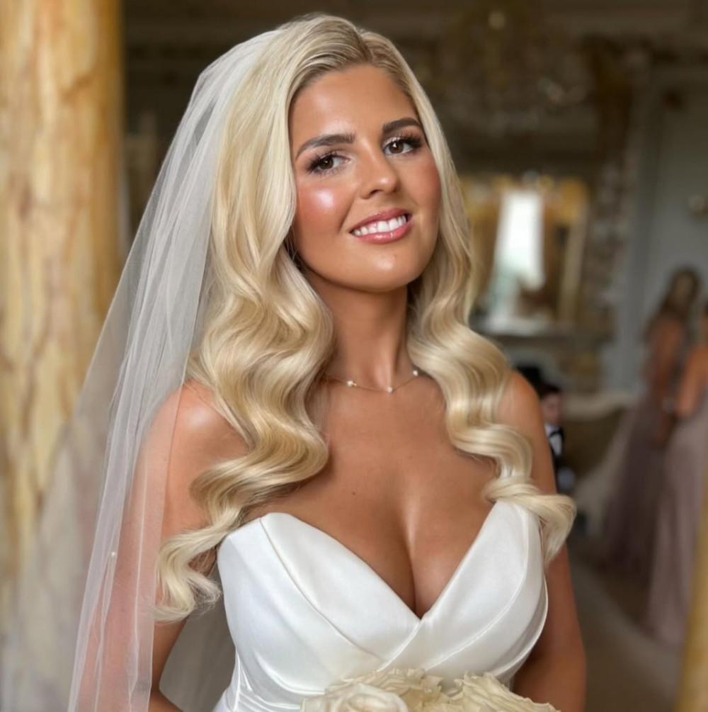 Hollywood waves bruid lang haar