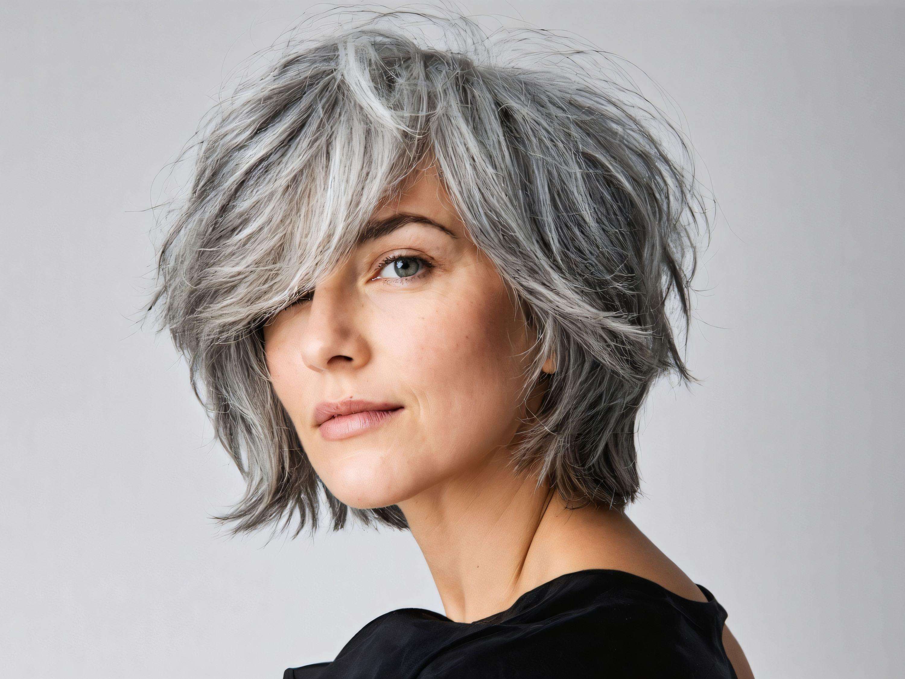 Graue korte frisuren dames: 8 stijlvolle coupes