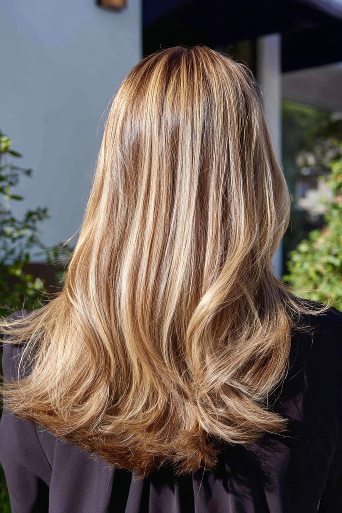 Blonde Highlights En Losse Golven