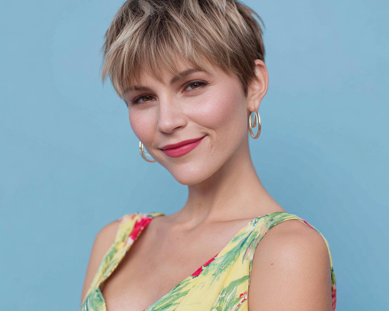 Blonde Pixie Met Pony