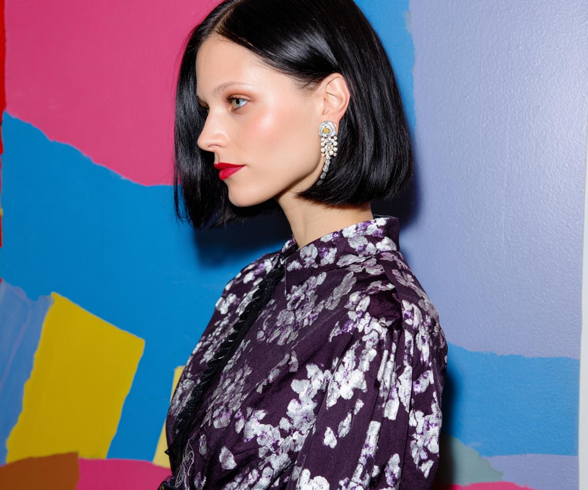 Strakke Zwarte Blunt Bob