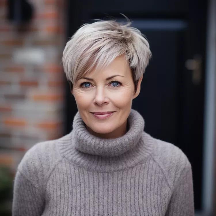 Kort kapsel dunner haar