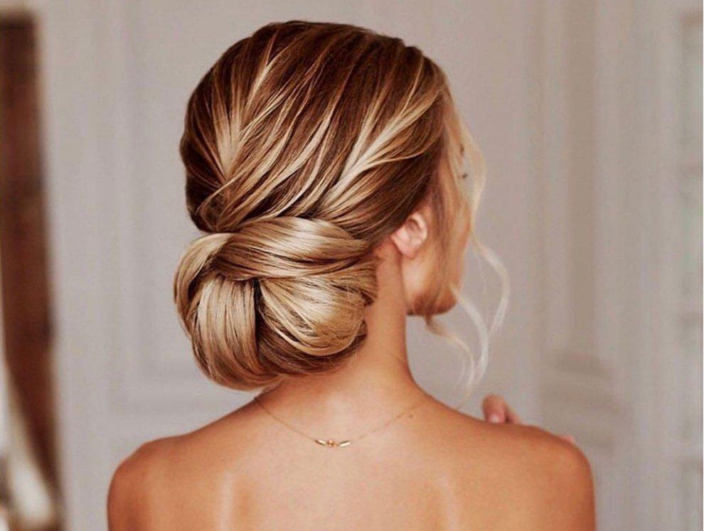 Lage elegante knot lang haar
