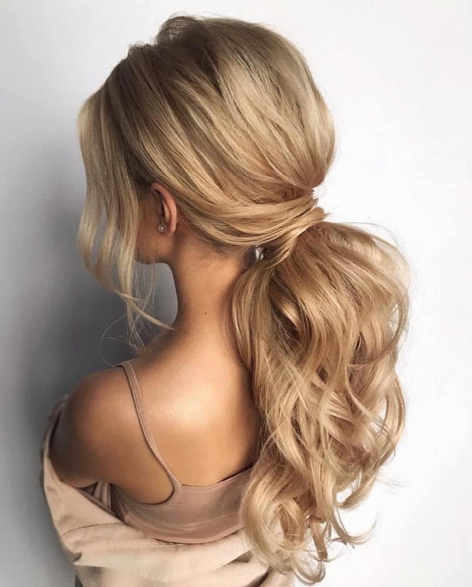 Elegante lage paardenstaart