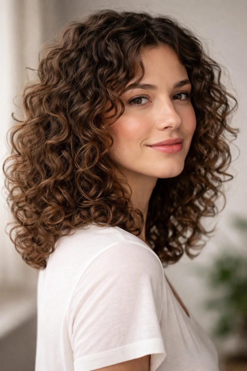 Natuurlijke krullen styling
