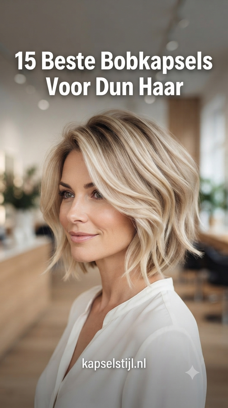 15 Beste Bobkapsels Voor Dun Haar