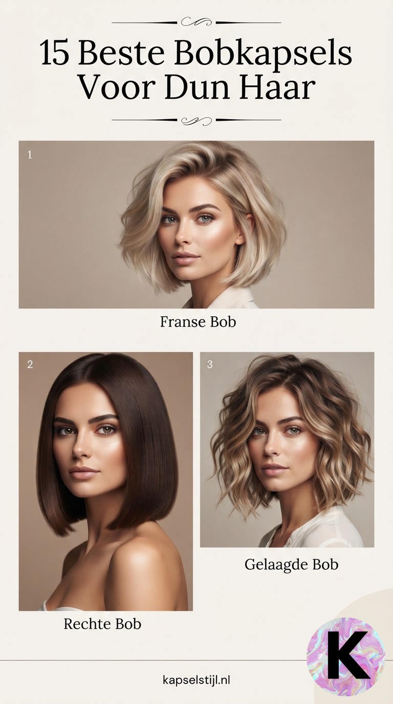 15 Beste Bobkapsels Voor Dun Haar