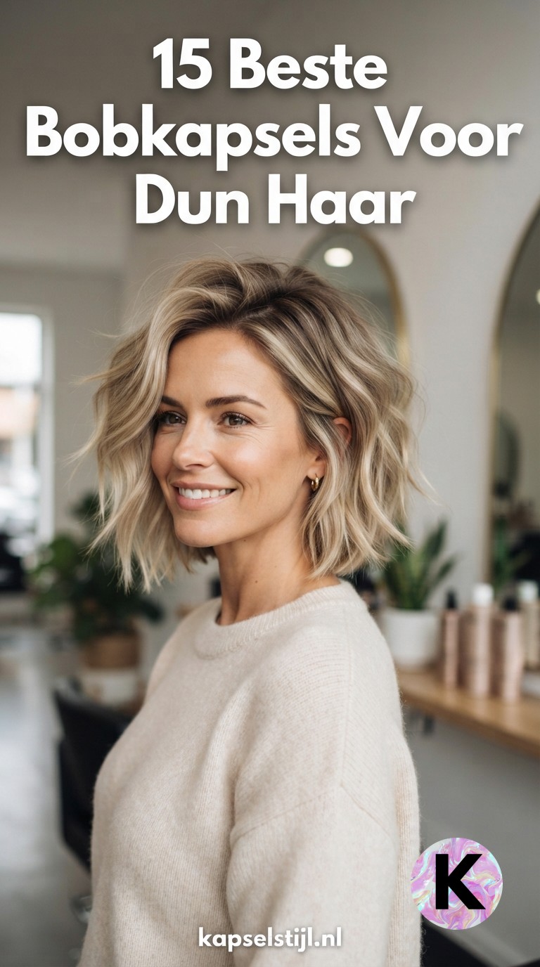 15 Beste Bobkapsels Voor Dun Haar