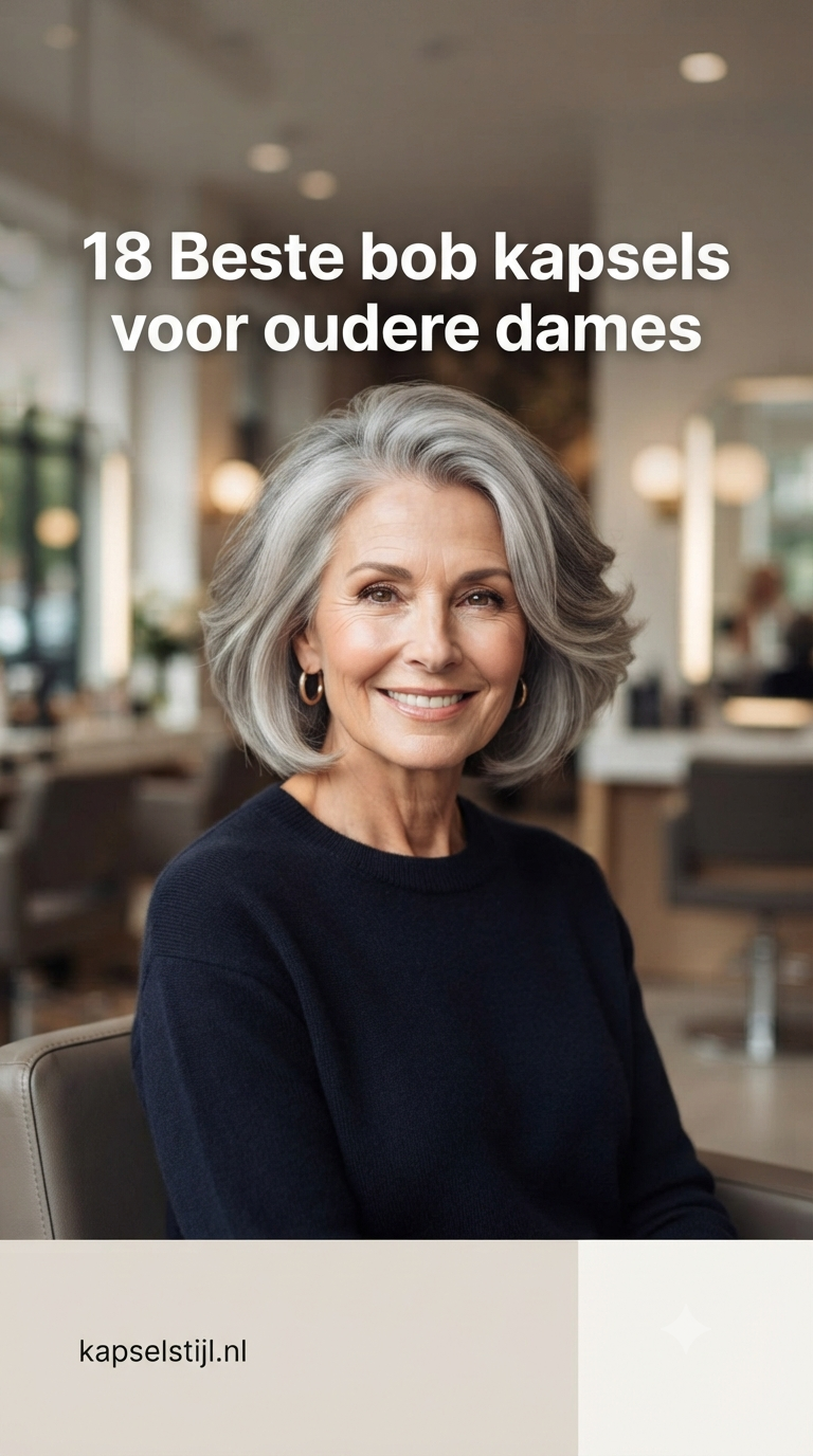 18 Beste bob kapsels voor oudere dames