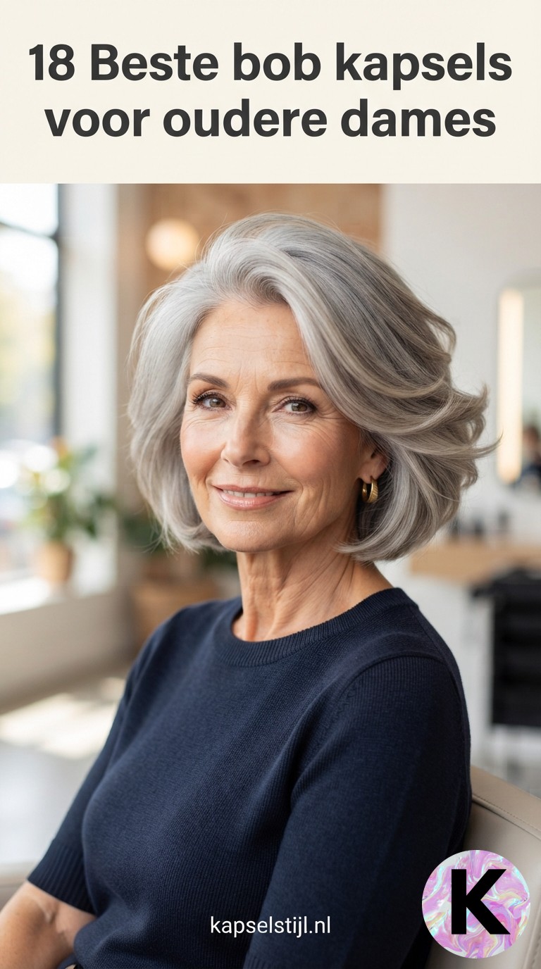 18 Beste bob kapsels voor oudere dames