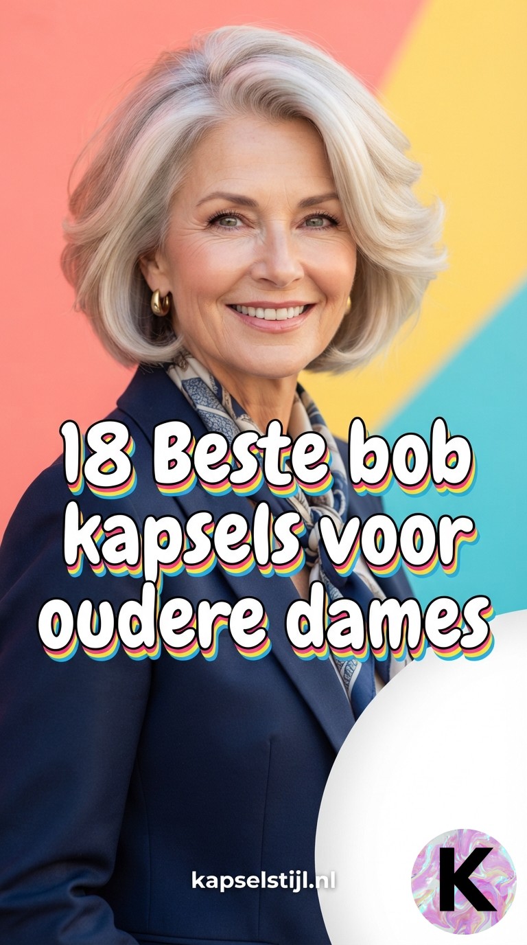 18 Beste bob kapsels voor oudere dames