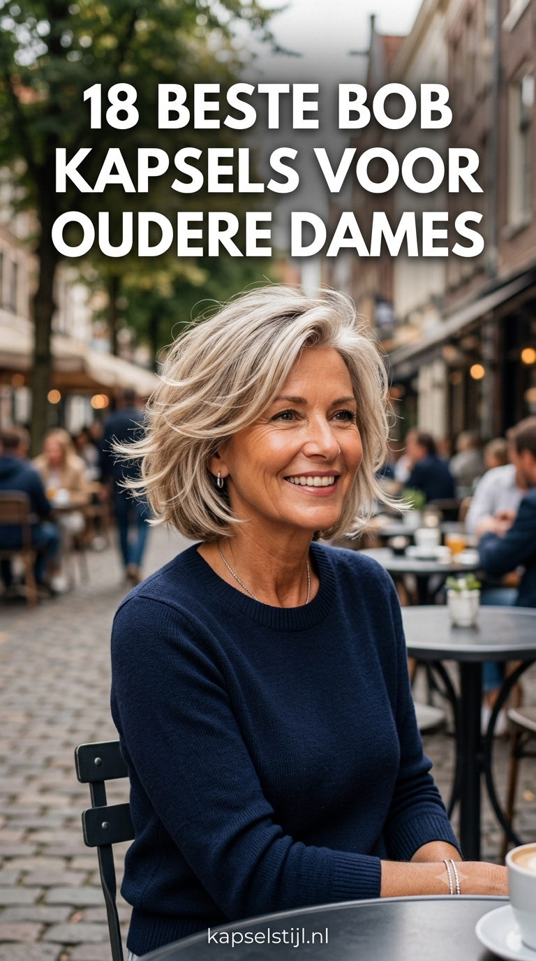 18 Beste bob kapsels voor oudere dames