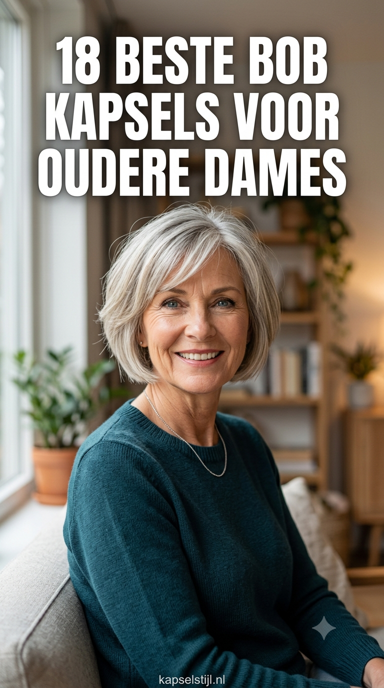 18 Beste bob kapsels voor oudere dames