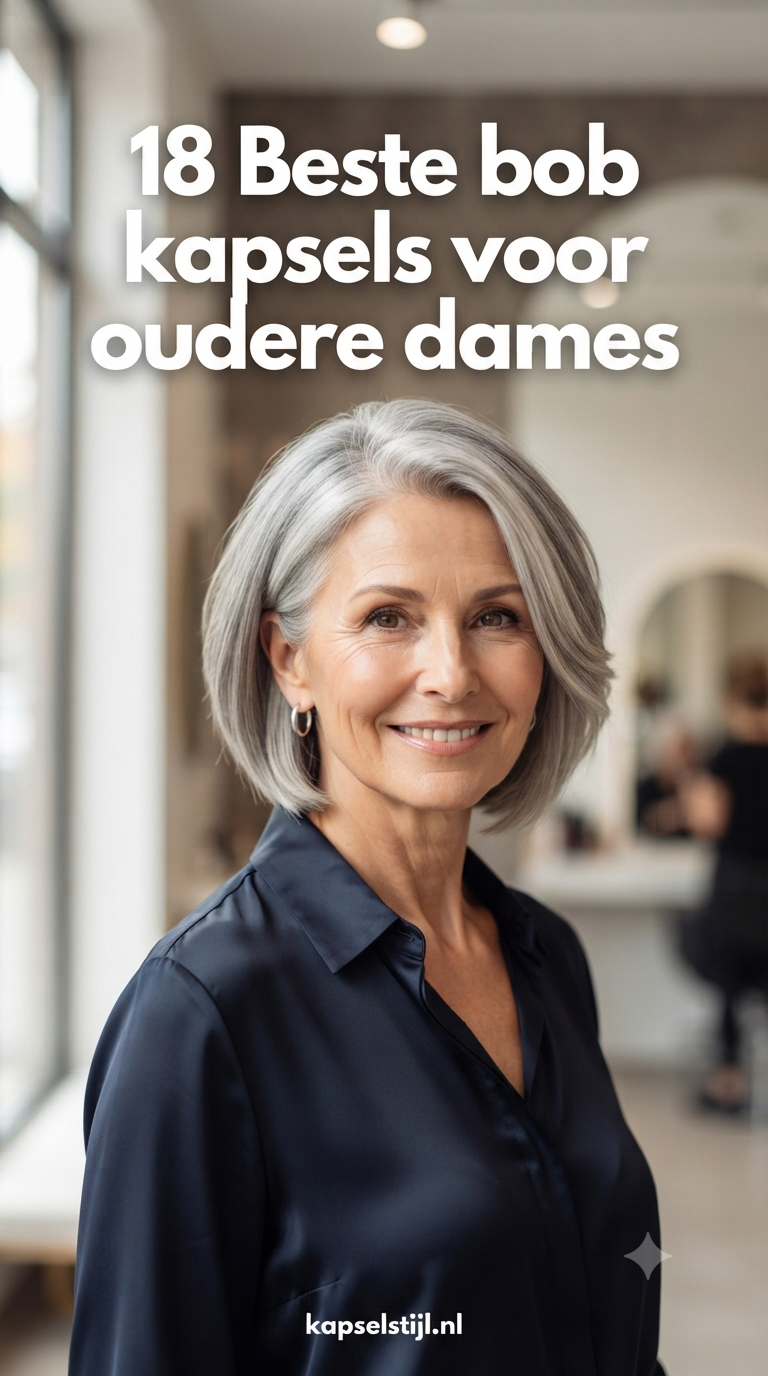 18 Beste bob kapsels voor oudere dames