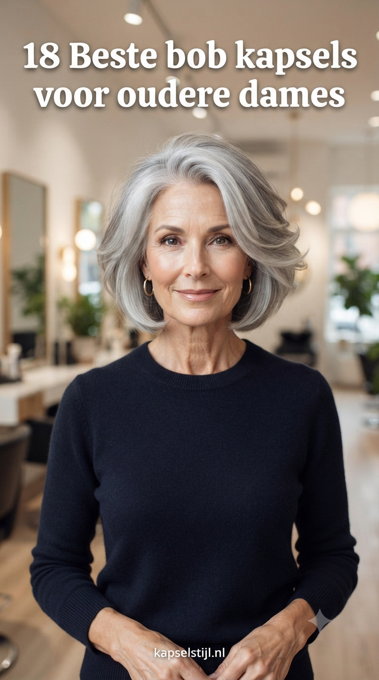 18 Beste bob kapsels voor oudere dames
