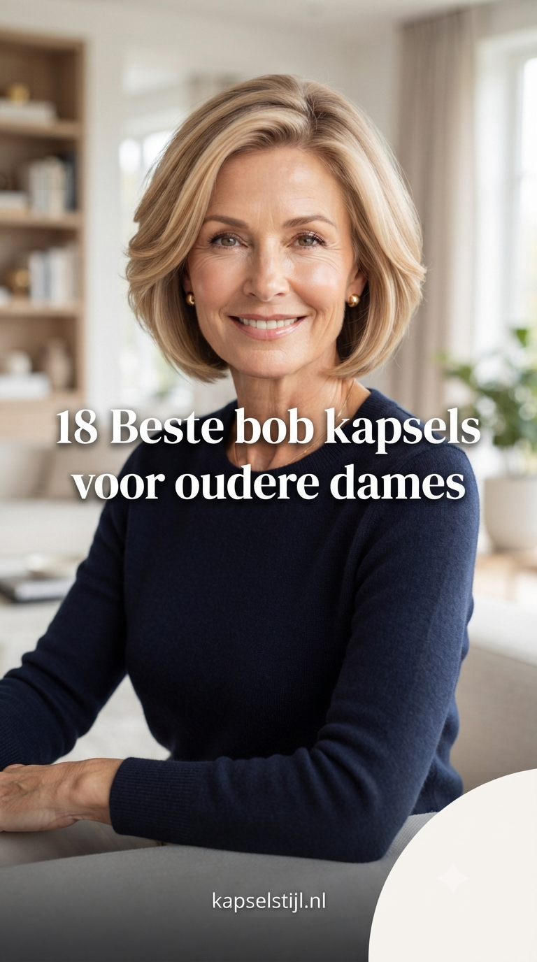 18 Beste bob kapsels voor oudere dames