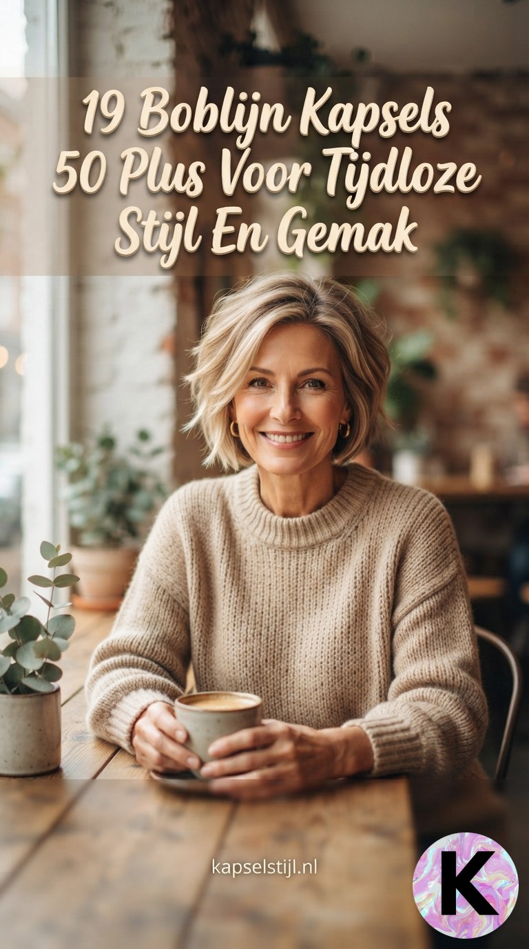 19 Boblijn Kapsels 50 Plus Voor Tijdloze Stijl En Gemak