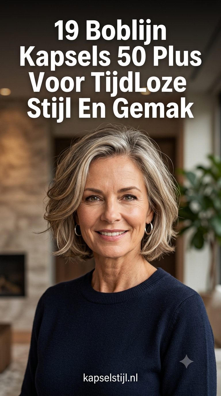 19 Boblijn Kapsels 50 Plus Voor Tijdloze Stijl En Gemak