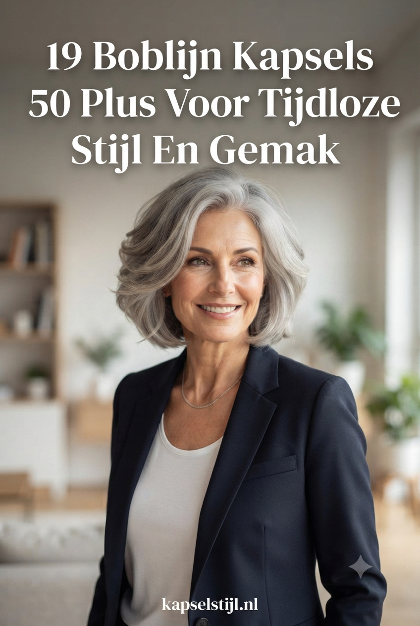 19 Boblijn Kapsels 50 Plus Voor Tijdloze Stijl En Gemak