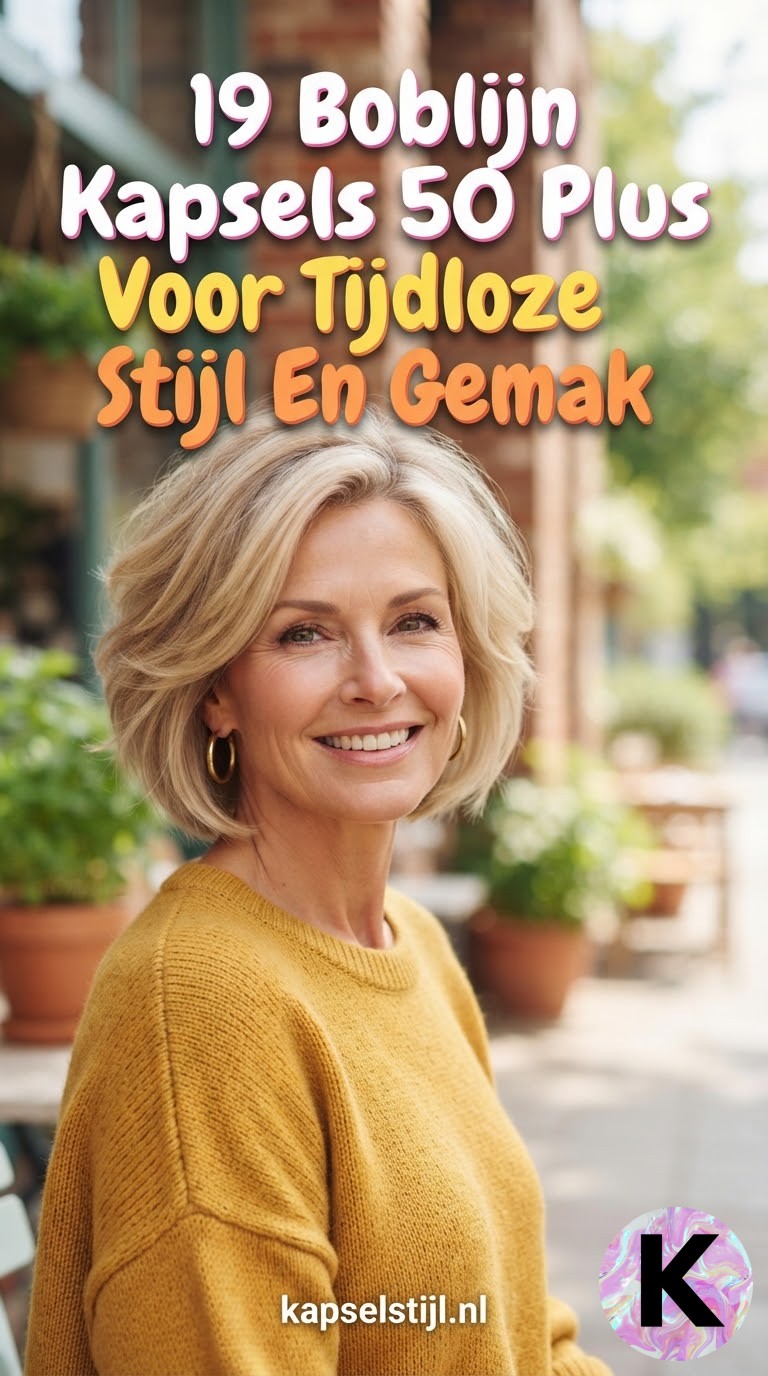 19 Boblijn Kapsels 50 Plus Voor Tijdloze Stijl En Gemak
