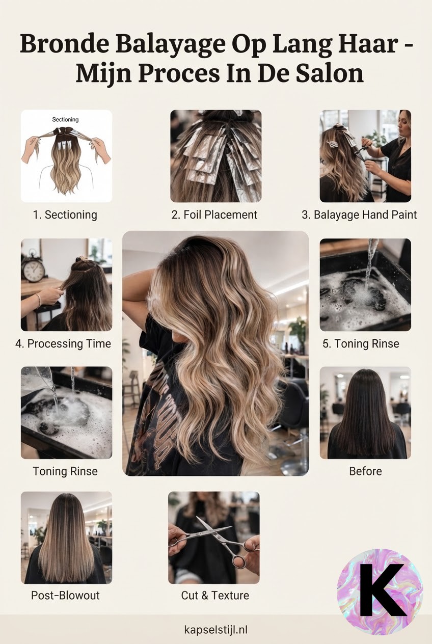 Bronde Balayage Op Lang Haar - Mijn Proces In De Salon,