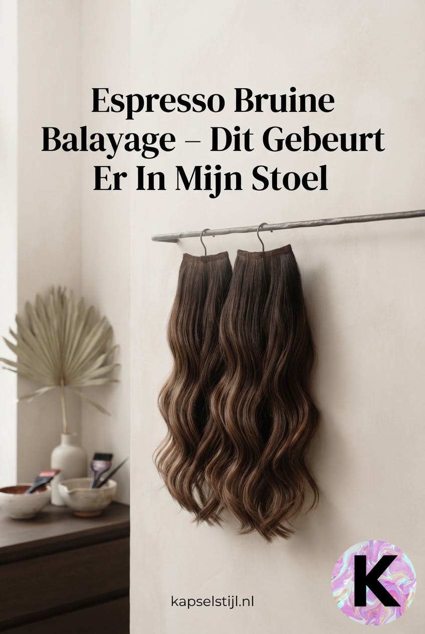 Espresso Bruine Balayage - Dit Gebeurt Er In Mijn Stoel