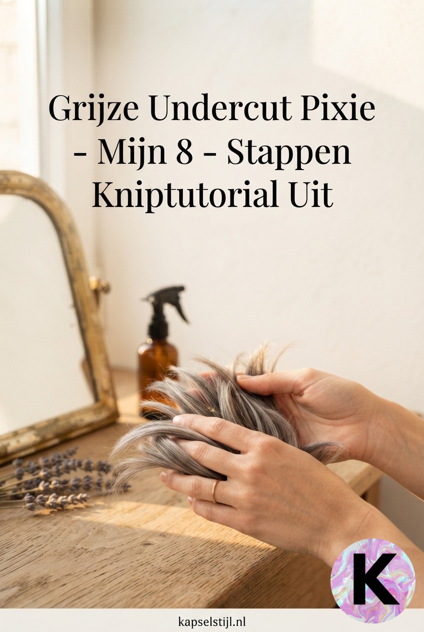 Grijze Undercut Pixie - Mijn 8 - Stappen Kniptutorial Uit