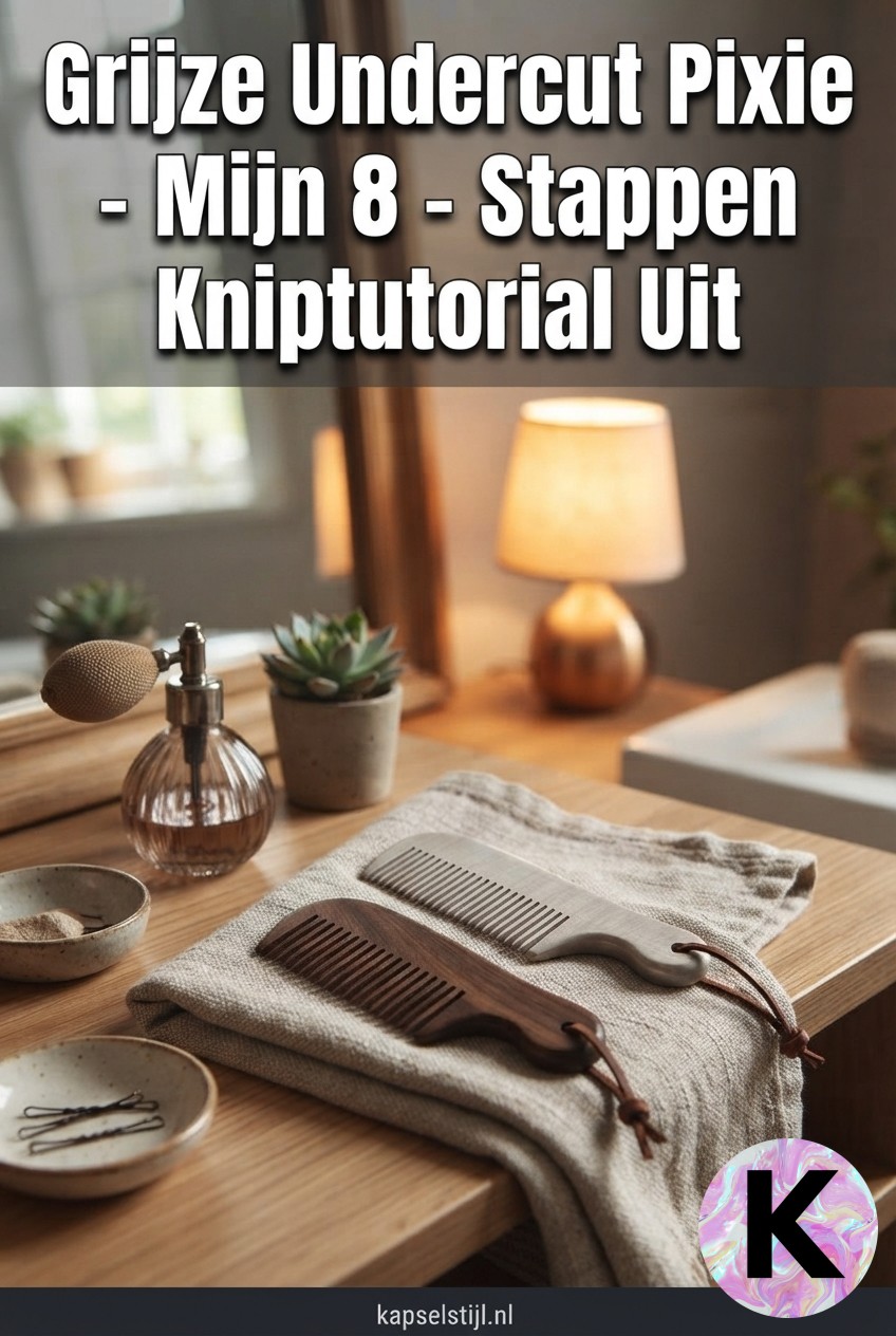 Grijze Undercut Pixie - Mijn 8 - Stappen Kniptutorial Uit