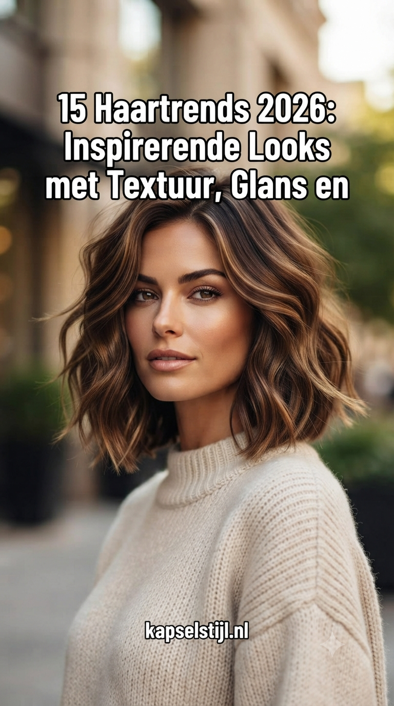 15 Haartrends 2026: Inspirerende Looks met Textuur, Glans en Persoonlijkheid