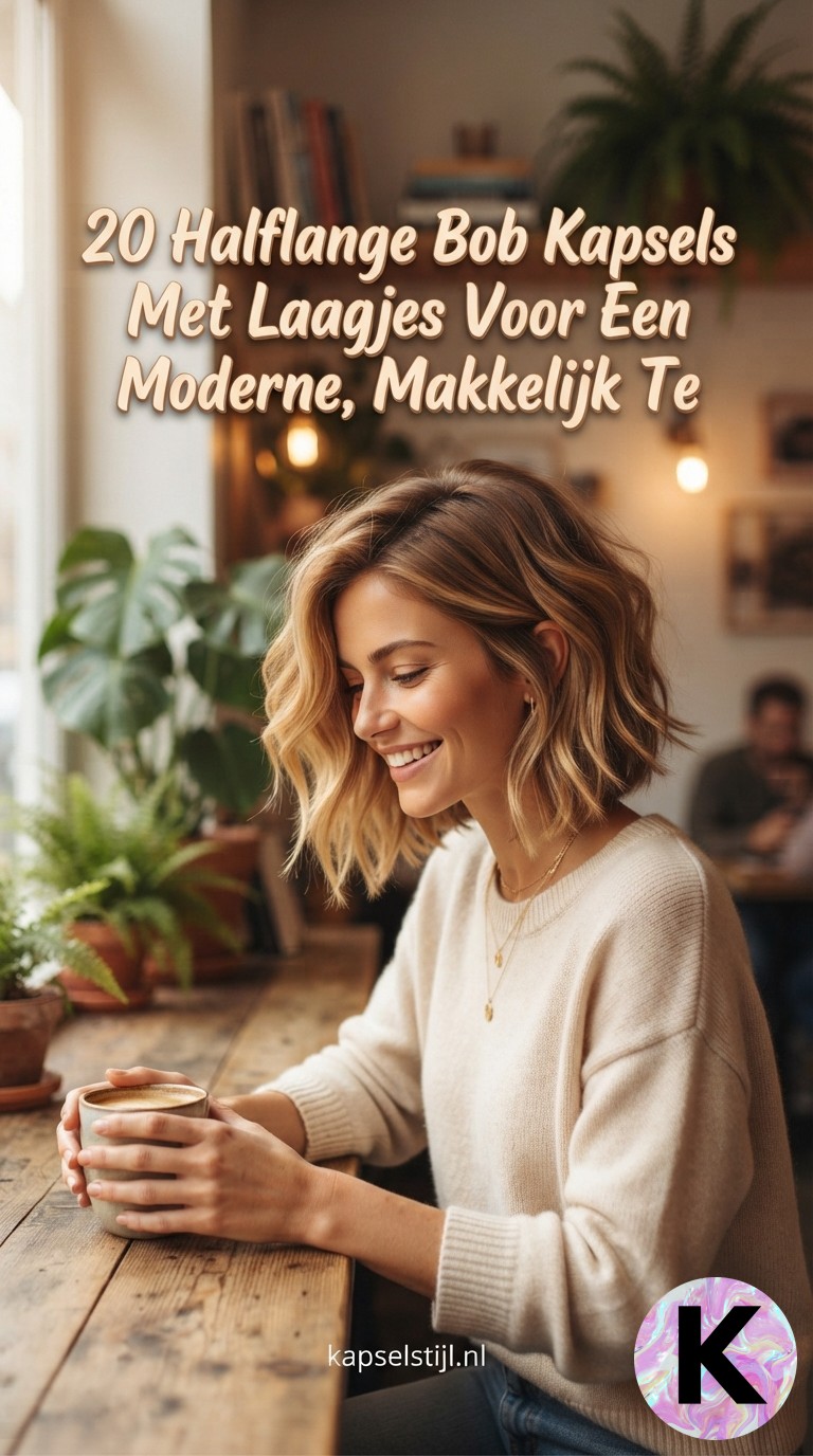 20 Halflange Bob Kapsels Met Laagjes Voor Een Moderne, Makkelijk Te Stylen Look