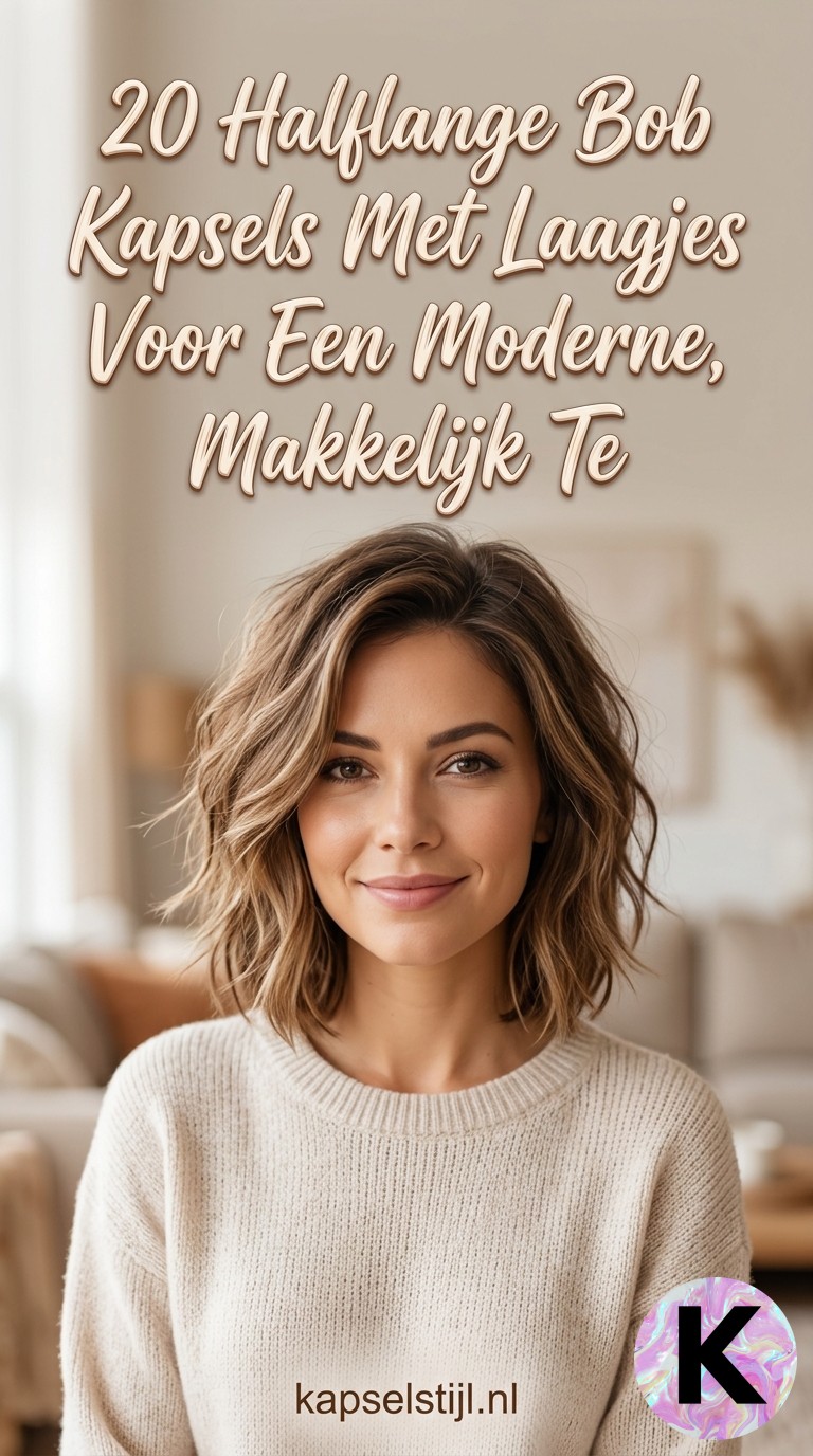 20 Halflange Bob Kapsels Met Laagjes Voor Een Moderne, Makkelijk Te Stylen Look