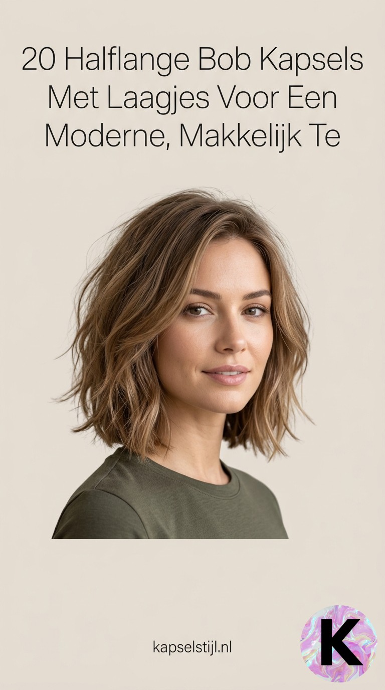 20 Halflange Bob Kapsels Met Laagjes Voor Een Moderne, Makkelijk Te Stylen Look