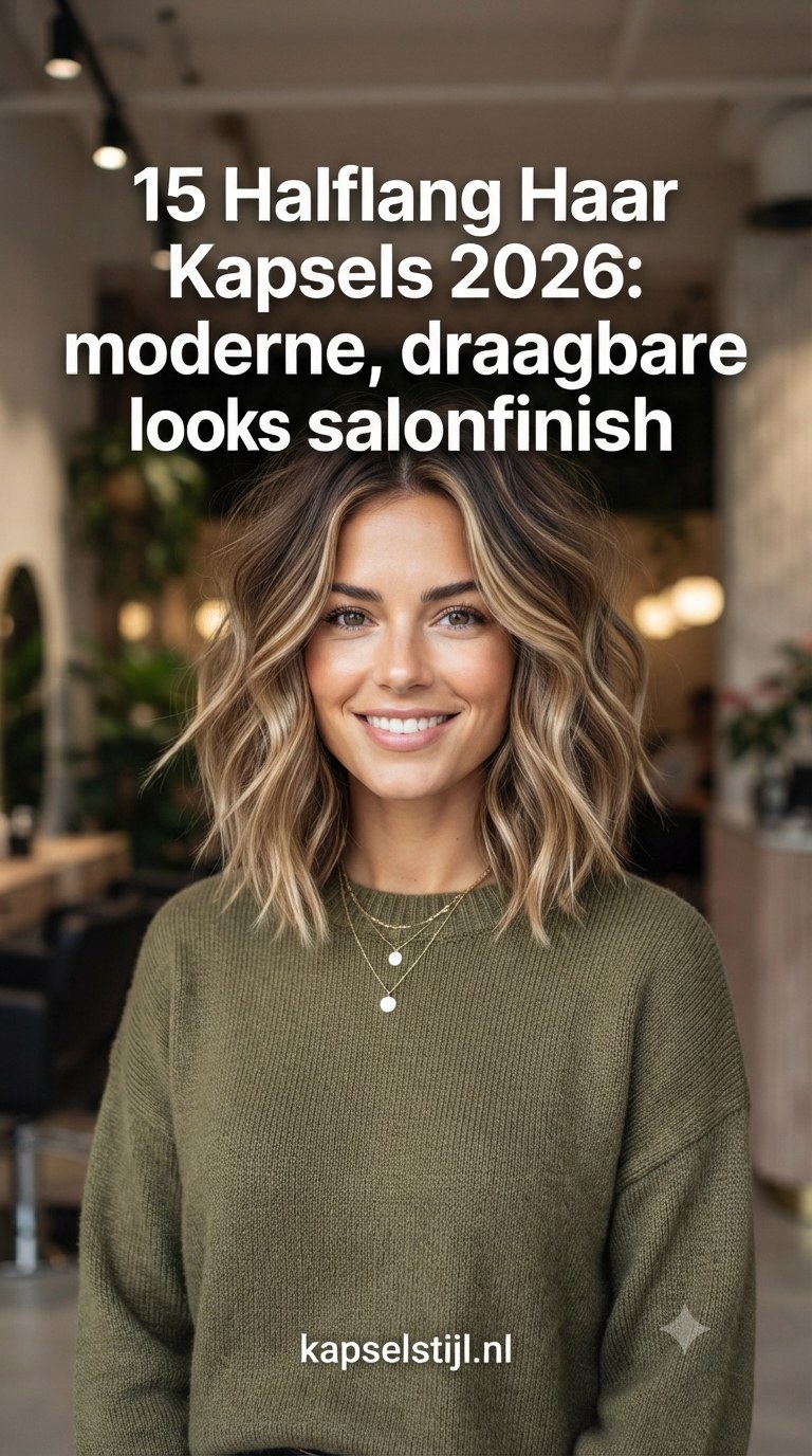 15 Halflang Haar Kapsels 2026: moderne, draagbare looks met salonfinish