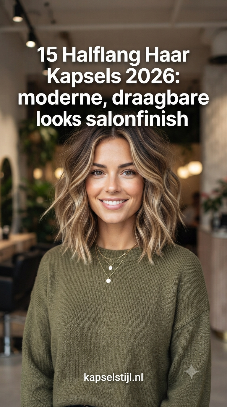 15 Halflang Haar Kapsels 2026: moderne, draagbare looks met salonfinish