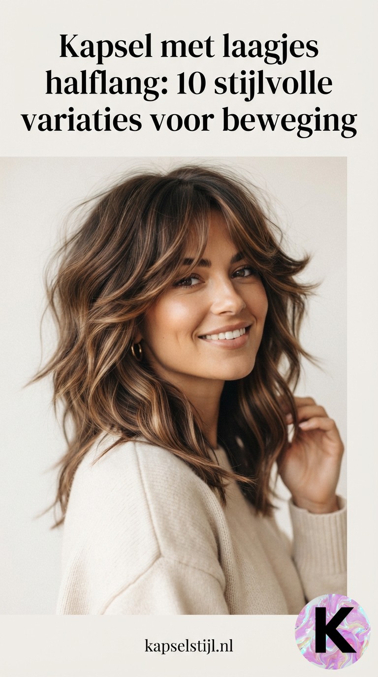 Kapsel met laagjes halflang: 10 stijlvolle variaties voor beweging, volume en een Pinterest-waardige look