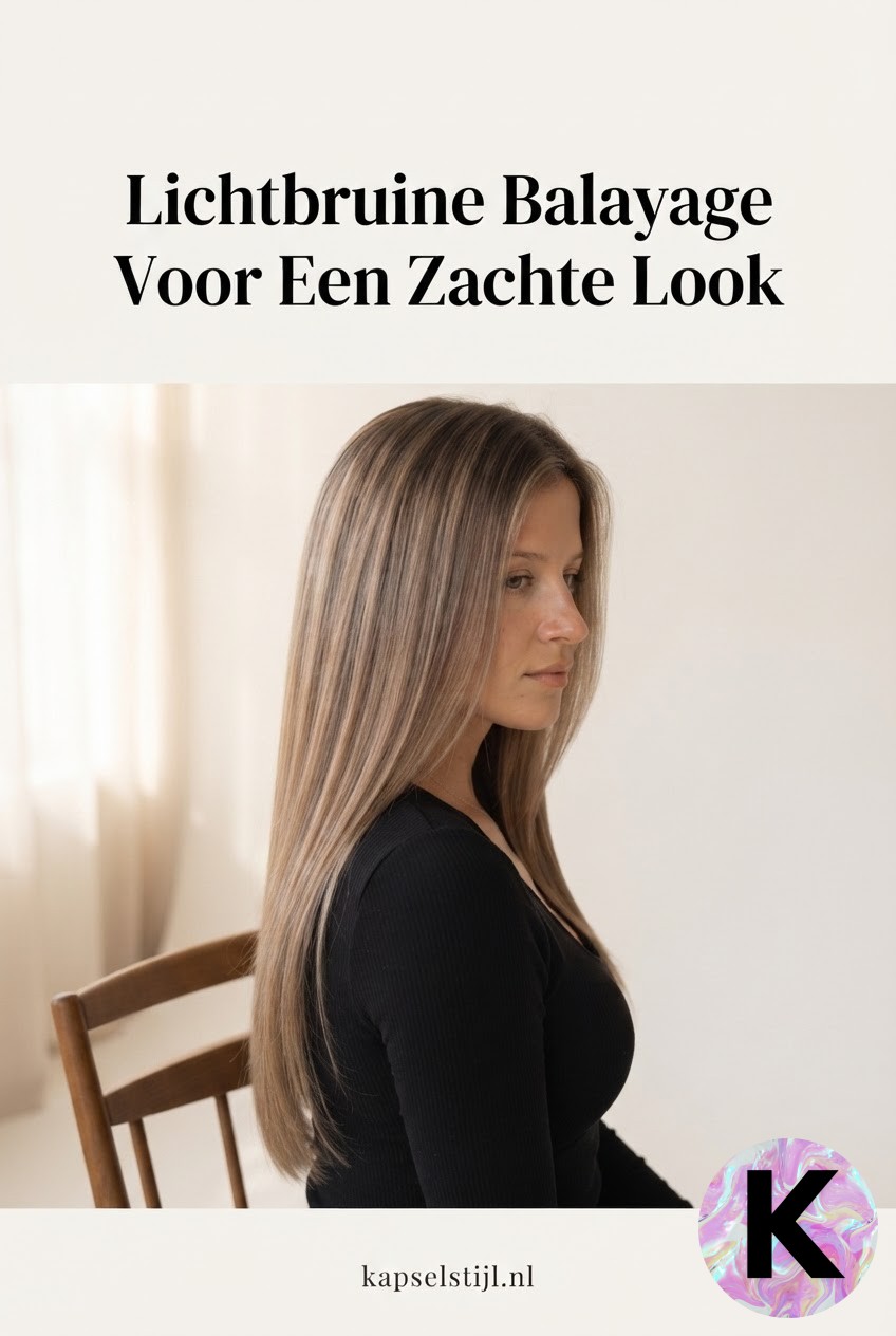 Lichtbruine Balayage Voor Een Zachte Look