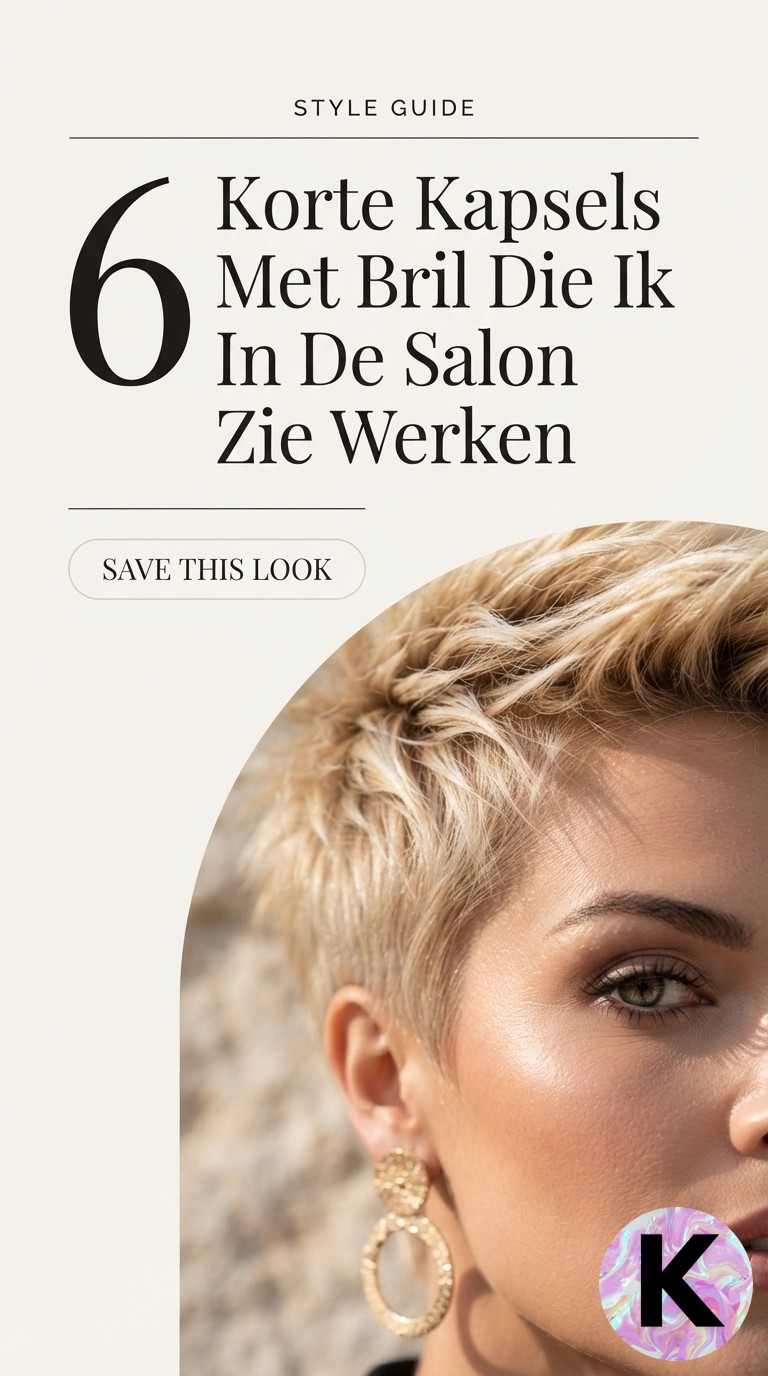 6 Korte Kapsels Met Bril Die Ik In De Salon Zie Werken