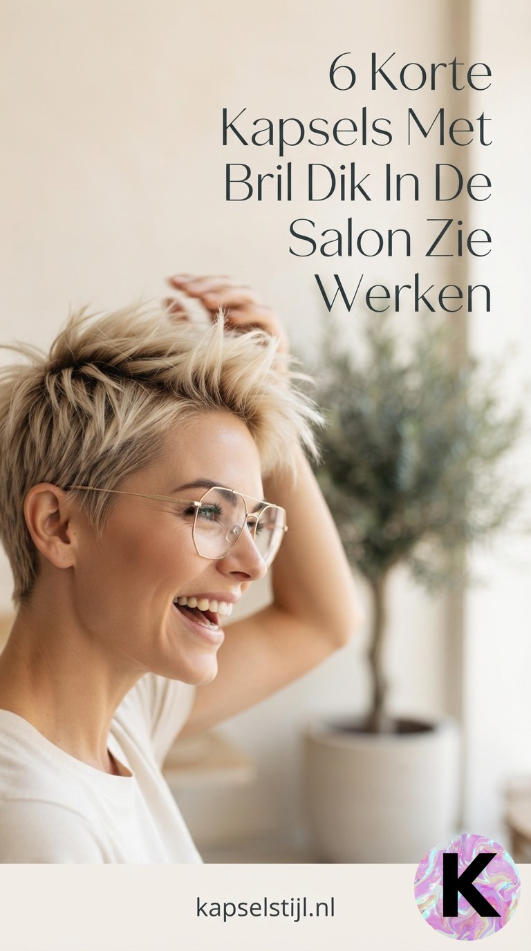 6 Korte Kapsels Met Bril Die Ik In De Salon Zie Werken