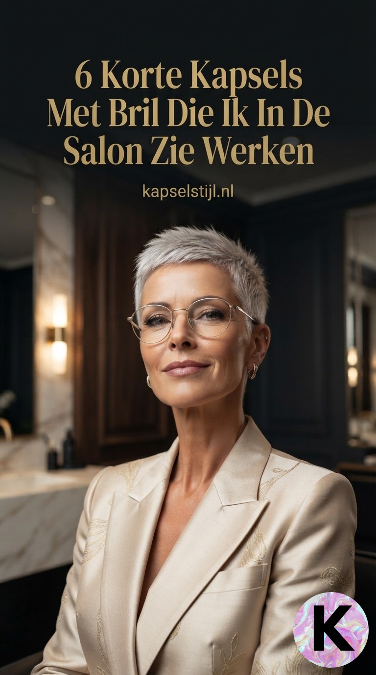 6 Korte Kapsels Met Bril Die Ik In De Salon Zie Werken