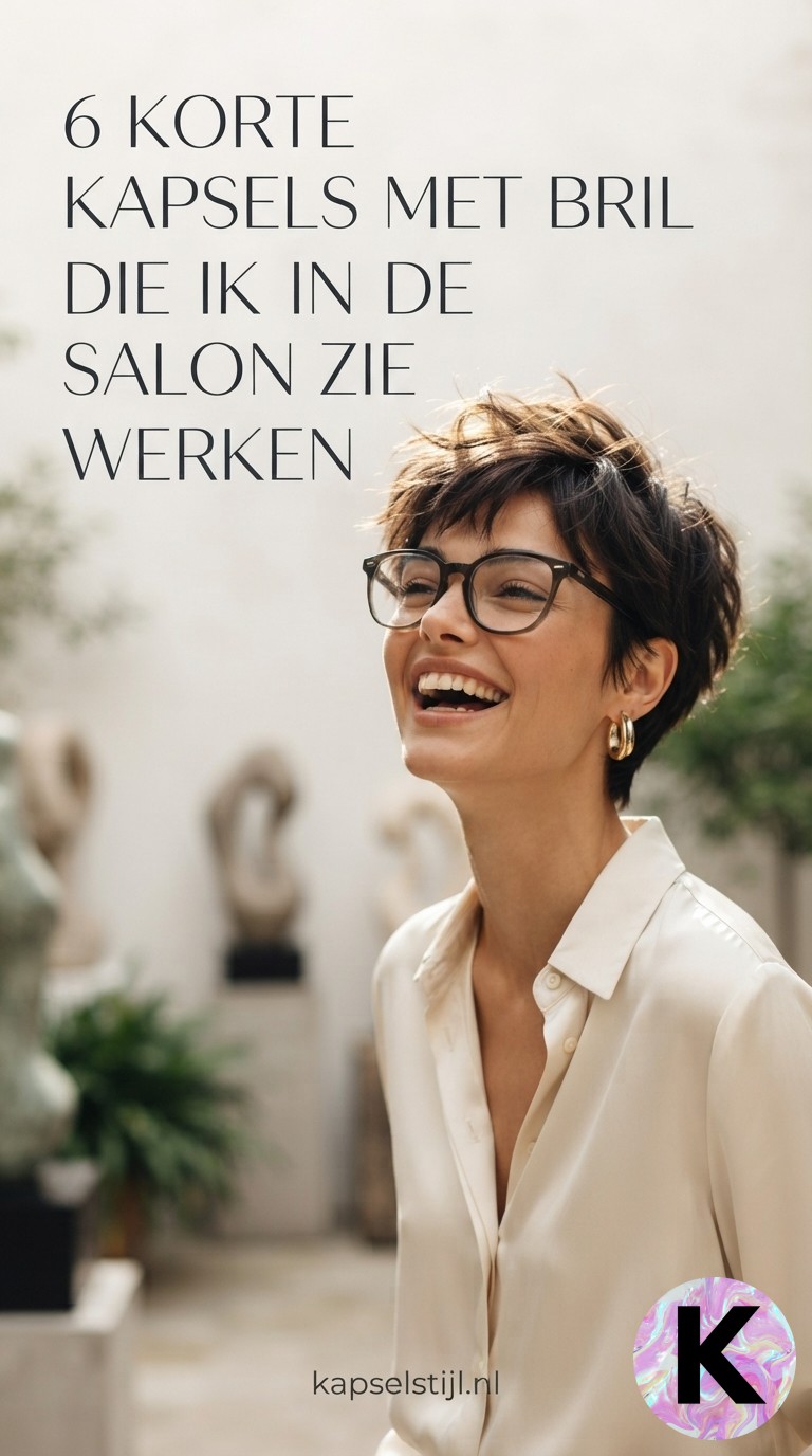 6 Korte Kapsels Met Bril Die Ik In De Salon Zie Werken