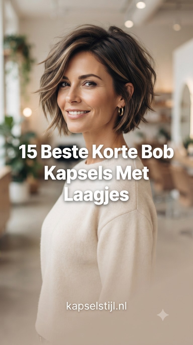 15 Beste Korte Bob Kapsels Met Laagjes