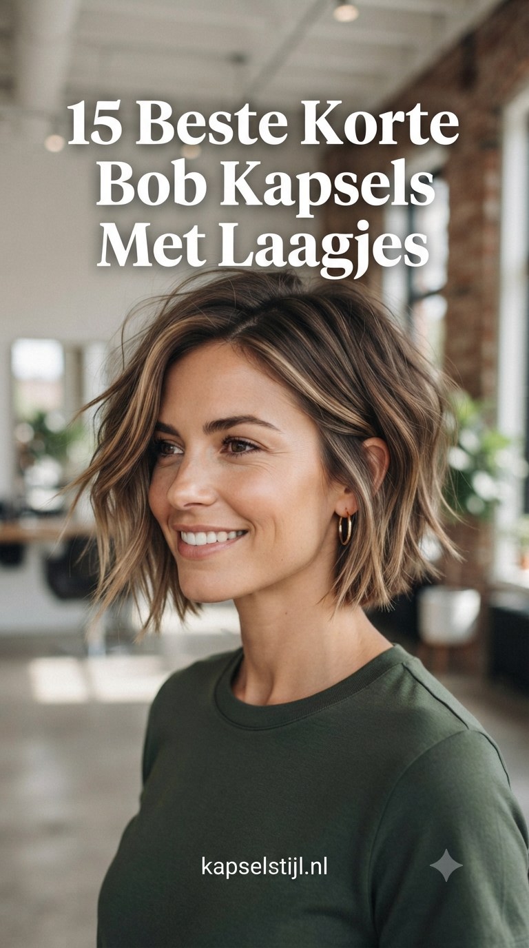 15 Beste Korte Bob Kapsels Met Laagjes